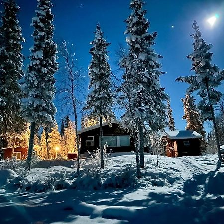 Villa Camp Caroli Family House Jukkasjärvi Esterno foto